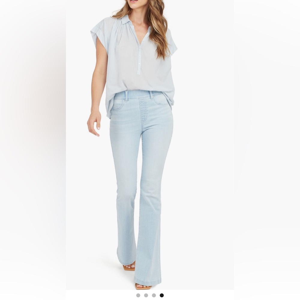 SPANX Light Blue Flare Jeans